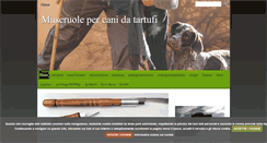 Desktop Screenshot of museruolepercanidatartufi.com
